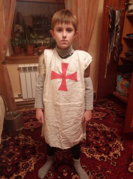 Костюм рыцаря для ребёнка своими рукам