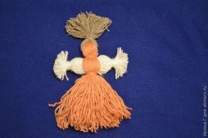 Кукла из пряжи своими руками