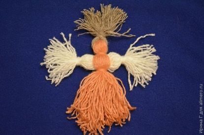 Кукла из пряжи своими руками