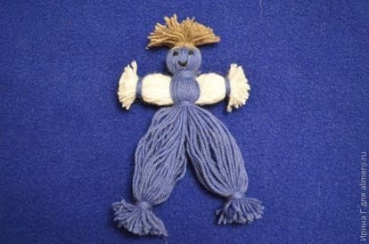 Кукла из пряжи своими руками