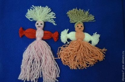 Кукла из пряжи своими руками