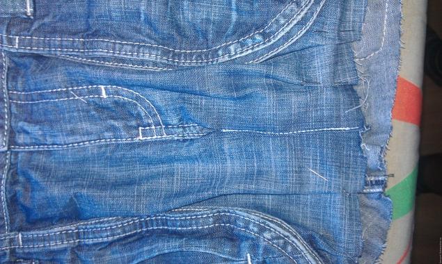 Модная сумка из старых джинсов