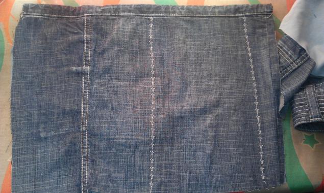 Модная сумка из старых джинсов