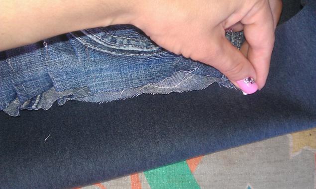 Модная сумка из старых джинсов