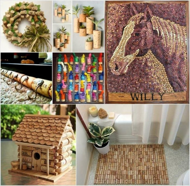 Новые идеи из винных пробок