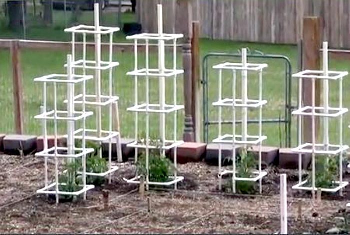 Оригинальное применение пластиковых труб