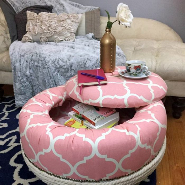 Оригинальные поделки из старых покрышек