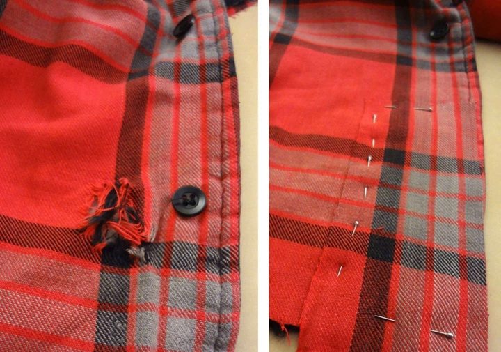 Переделка старой мужской рубашки
