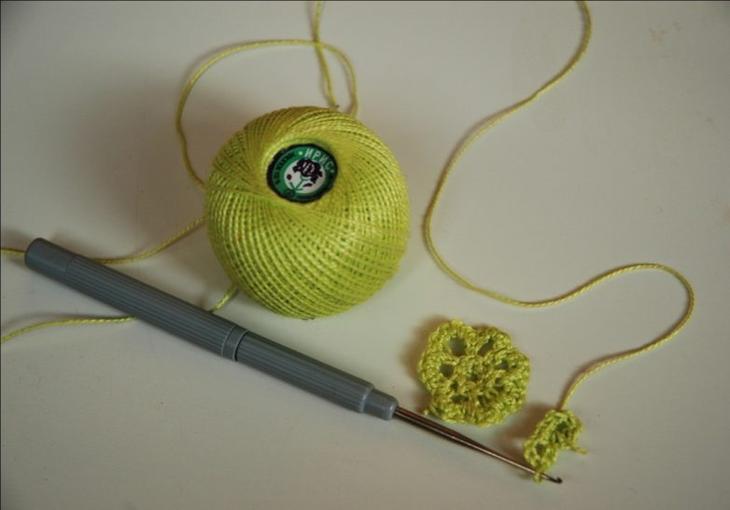 Подставка под чашку из старых джинсов