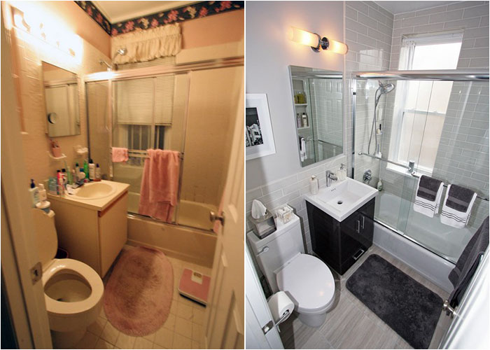 Потрясающие превращения 19 ванных комнат: фото до и после