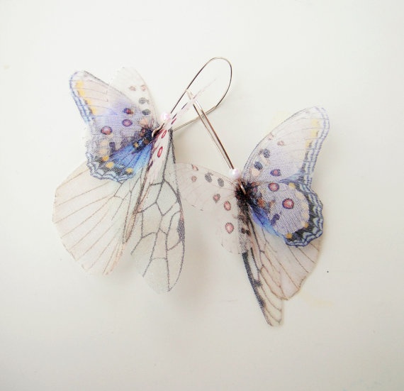 Потрясающие украшения из бабочек. Это нечто!