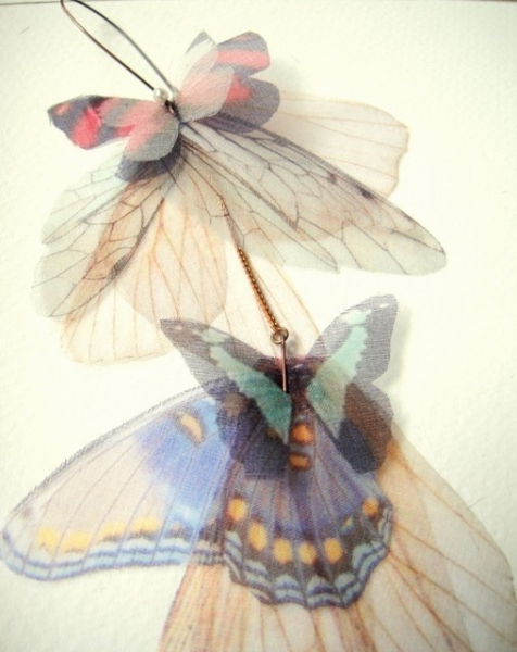 Потрясающие украшения из бабочек. Это нечто!