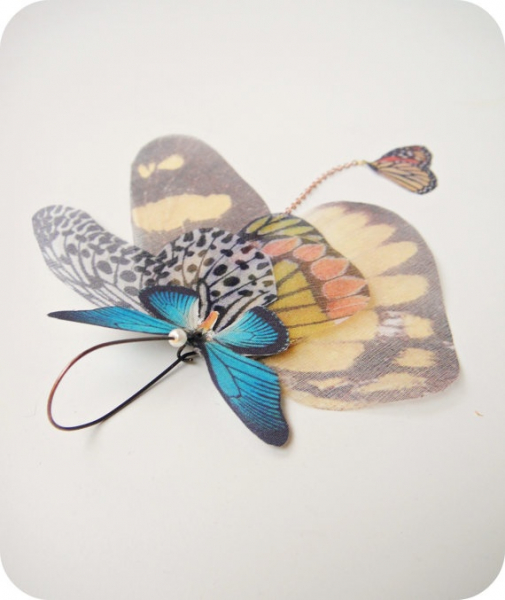 Потрясающие украшения из бабочек. Это нечто!