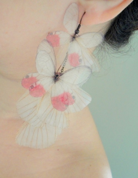 Потрясающие украшения из бабочек. Это нечто!