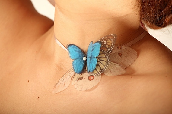 Потрясающие украшения из бабочек. Это нечто!