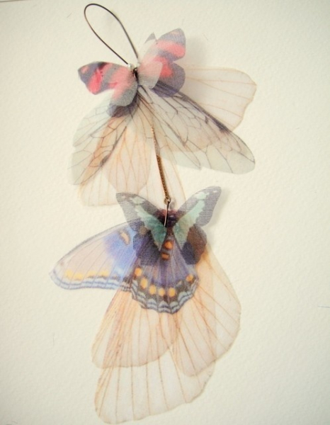Потрясающие украшения из бабочек. Это нечто!