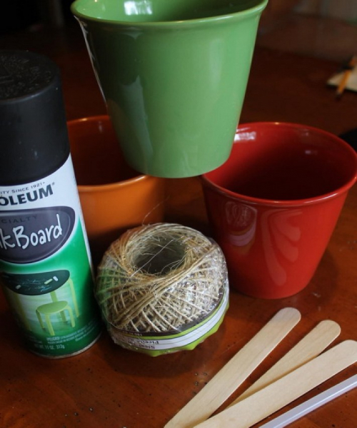 Украшаем скучные цветочные горшки: из джута, шпагата и веревки