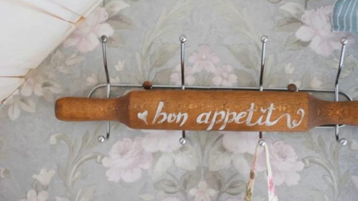 Дизайнерская вещь из старой скалки