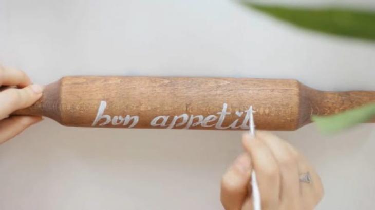 Дизайнерская вещь из старой скалки