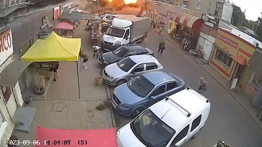 Российская армия обстреляла рынок в городе Константиновка, погибли 16 человек