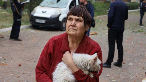 Ракетный удар по Харькову. Фотографии