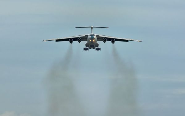В Белгородской области разбился военно-транспортный Ил-76