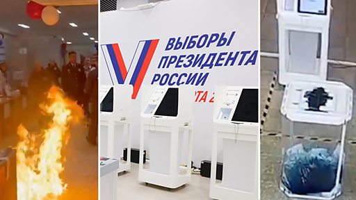 Путин нажал на кнопку, а в урны залили зеленку. Как прошел первый день голосования на президентских выборах в России