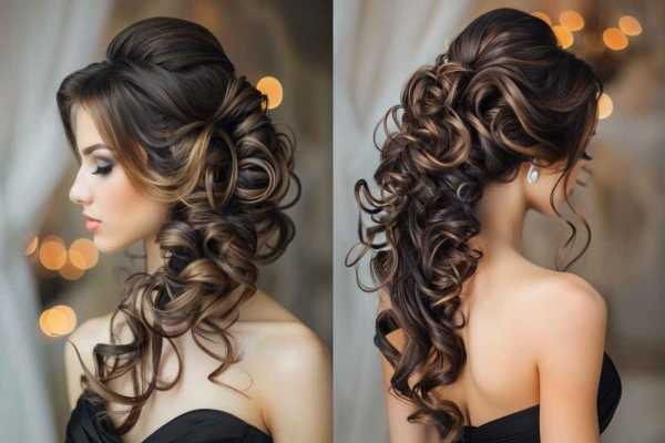 Вечерние прически 2024 года: красивые и стильные идеи на прямые и вьющиеся пряди Вечерние прически 2024 года: красивые и стильные идеи на прямые и вьющиеся пряди