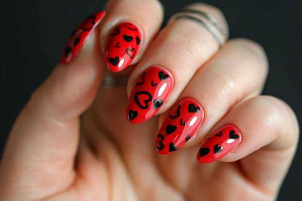 Красный маникюр 2024: модные тенденции и стильные идеи Красный маникюр 2024: модные тенденции и стильные идеи