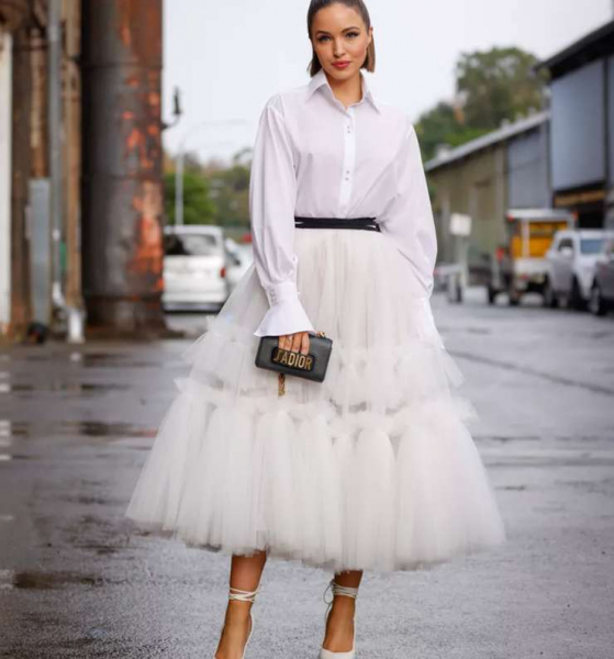 С чем сочетать и как носить пышные юбки — да, как у Кэрри С чем сочетать и как носить пышные юбки — да, как у Кэрри