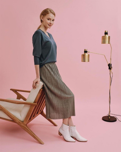 Плиссированная юбка на российских звездах — кому идет, а кому не очень Плиссированная юбка на российских звездах — кому идет, а кому не очень