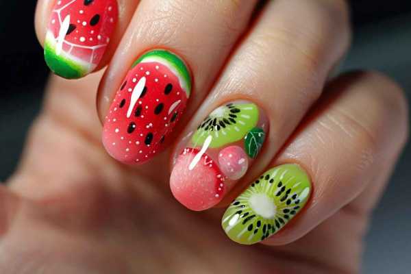 Летний яркий маникюр 2024 года: идеи оригинальных и стильных дизайнов Летний яркий маникюр 2024 года: идеи оригинальных и стильных дизайнов