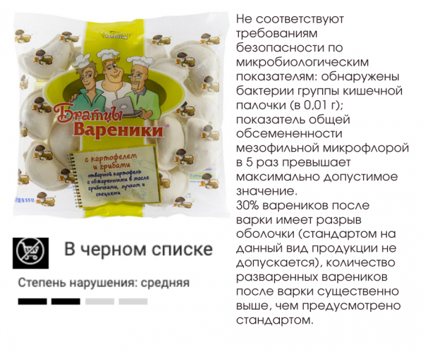 Опасные вареники: не только с картофелем и грибами, но и с плесенью и пальмовым маслом! Опасные вареники: не только с картофелем и грибами, но и с плесенью и пальмовым маслом!