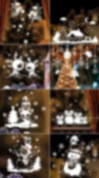 Красивые трафареты на окна к Новому году 2019 для вырезания Красивые трафареты на окна к Новому году 2019 для вырезания