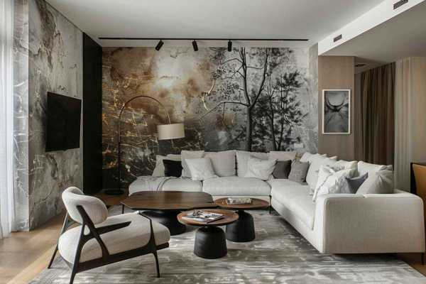 Современные обои для гостиной 2024: тренды и идеи дизайна Современные обои для гостиной 2024: тренды и идеи дизайна