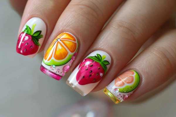 Летний яркий маникюр 2024 года: идеи оригинальных и стильных дизайнов Летний яркий маникюр 2024 года: идеи оригинальных и стильных дизайнов