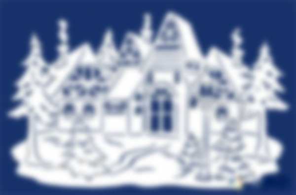 Красивые трафареты на окна к Новому году 2019 для вырезания Красивые трафареты на окна к Новому году 2019 для вырезания