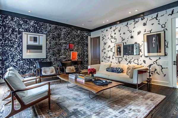 Современные обои для гостиной 2024: тренды и идеи дизайна Современные обои для гостиной 2024: тренды и идеи дизайна