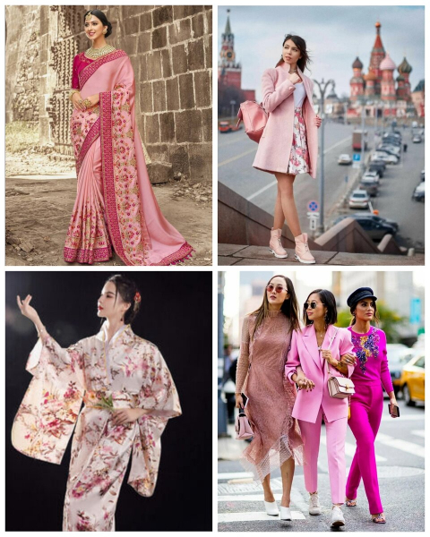 Смотрим на розовый цвет под другим углом. Большая подборка образов Смотрим на розовый цвет под другим углом. Большая подборка образов