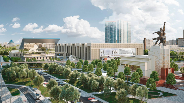 Как будет выглядеть новый ЭКСПО центр на ВДНХ Как будет выглядеть новый ЭКСПО центр на ВДНХ