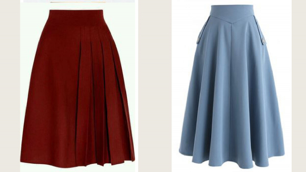 Девушка постоянно пытается скрыть свои большие бедра, но носит неправильные юбки. Ей нужна только одна модель, чтобы решить проблему