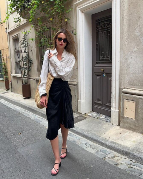 Рубашка и юбка: изысканные сочетания для модниц Рубашка и юбка: изысканные сочетания для модниц