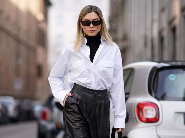 С чем носить водолазку осенью и зимой: модные образы с гольфом