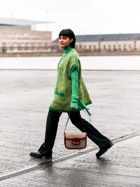 С чем носить водолазку осенью и зимой: модные образы с гольфом