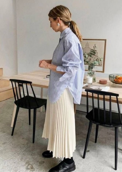 Рубашка и юбка: изысканные сочетания для модниц Рубашка и юбка: изысканные сочетания для модниц