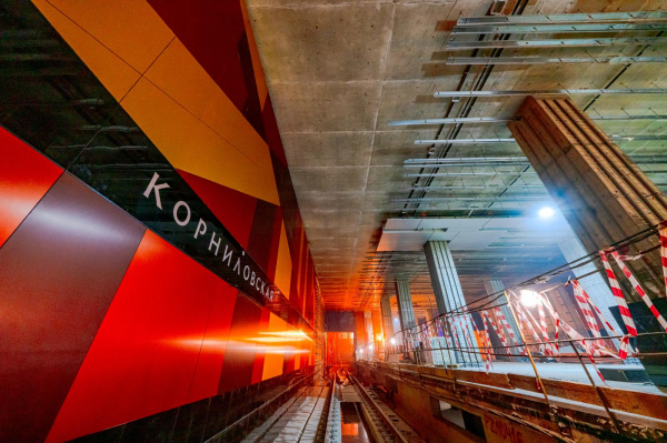 Когда откроют станцию метро «Корниловская» и как она будет выглядеть Когда откроют станцию метро «Корниловская» и как она будет выглядеть