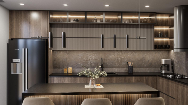 Какой высоты должен быть кухонный гарнитур от пола Какой высоты должен быть кухонный гарнитур от пола