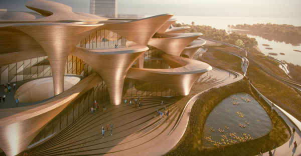 Арки и шашмаком: каким будет научный центр в Ташкенте от Zaha Hadid Арки и шашмаком: каким будет научный центр в Ташкенте от Zaha Hadid