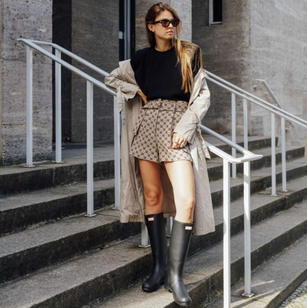 Резиновые сапоги: как и с чем носить осенью, чтобы оставаться стильной Резиновые сапоги: как и с чем носить осенью, чтобы оставаться стильной