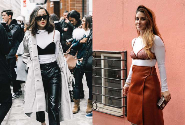 Гранж и китч: лифчик поверх майки — тренд нулевых возвращается в моду Гранж и китч: лифчик поверх майки — тренд нулевых возвращается в моду